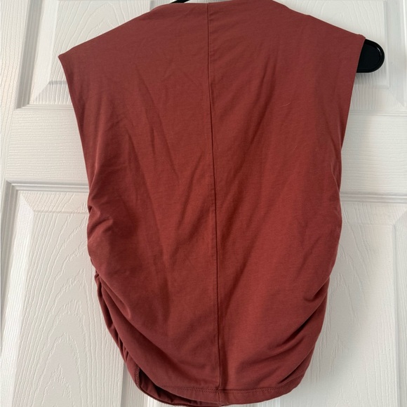 A&F Modal-Blend Collection Sleeveless Rust Top - Picture 3 of 3